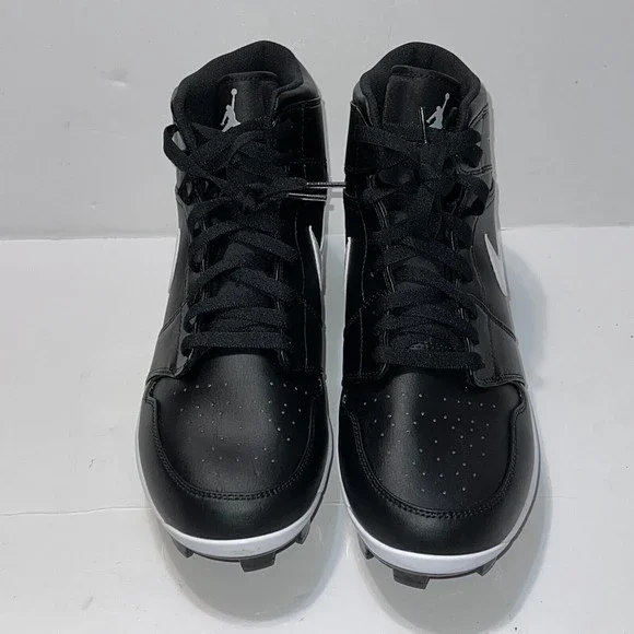 Air Jordan 1 Retro MCS Baseball Cleats Black Molded MEN'S 10 AV5354-001 NEW - Picture 6 of 15